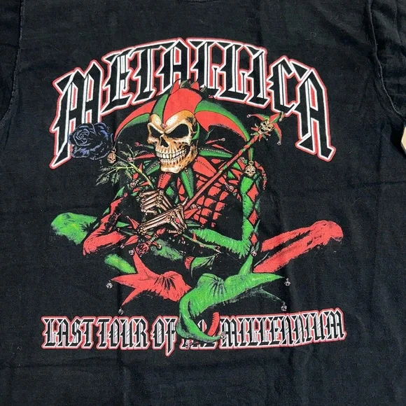 Vintage Metallica Last Tour of the Millennium T-shirt XL Kid Rock Sevendust